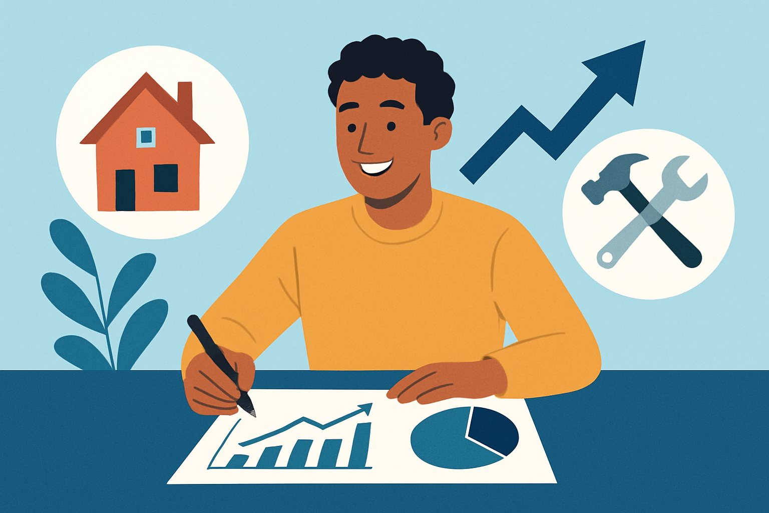 Investisseur immobilier optimisant le rendement réel par des rénovations, gestion et choix stratégiques.