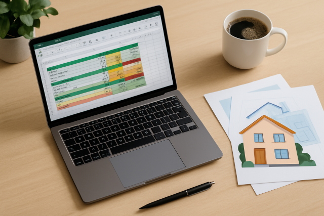 Calcul rentabilité locative excel avec formules prêtes