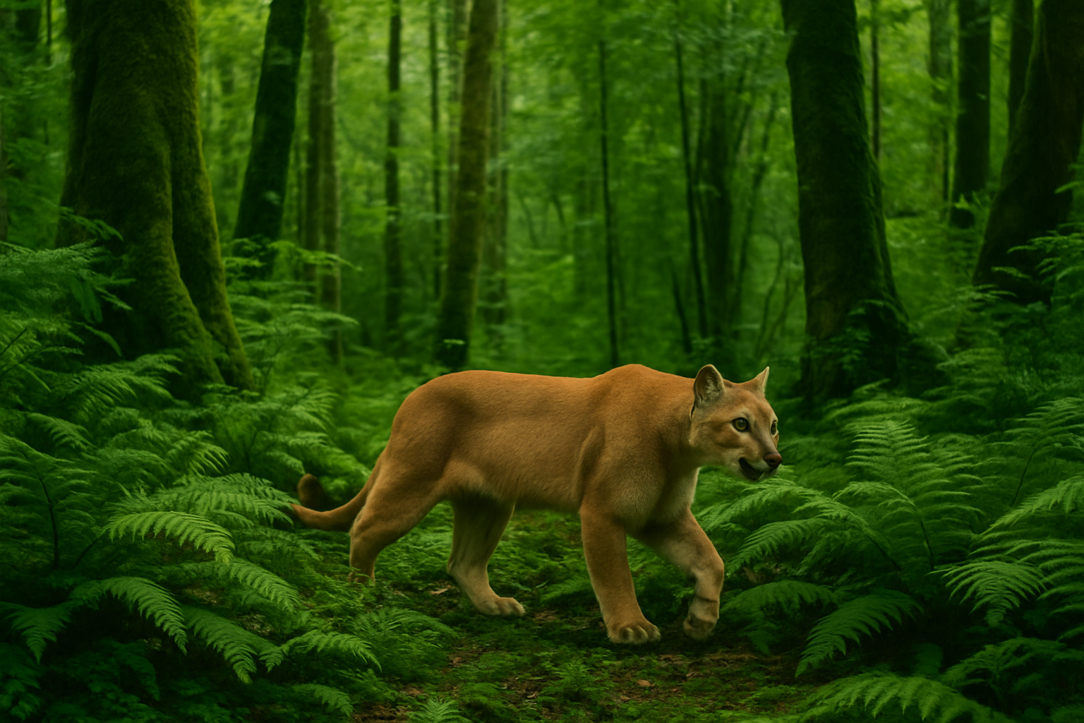 Le puma, prédateur majeur des forêts tempérées du sud du Chili, est vital pour l'équilibre écologique local.
