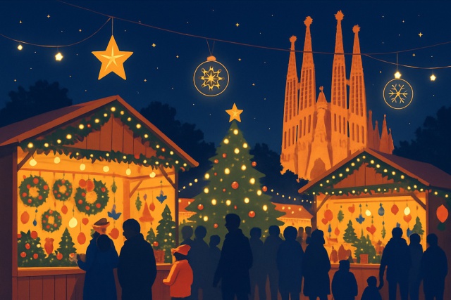 Marché de Noël de Barcelone et ses traditions à découvrir