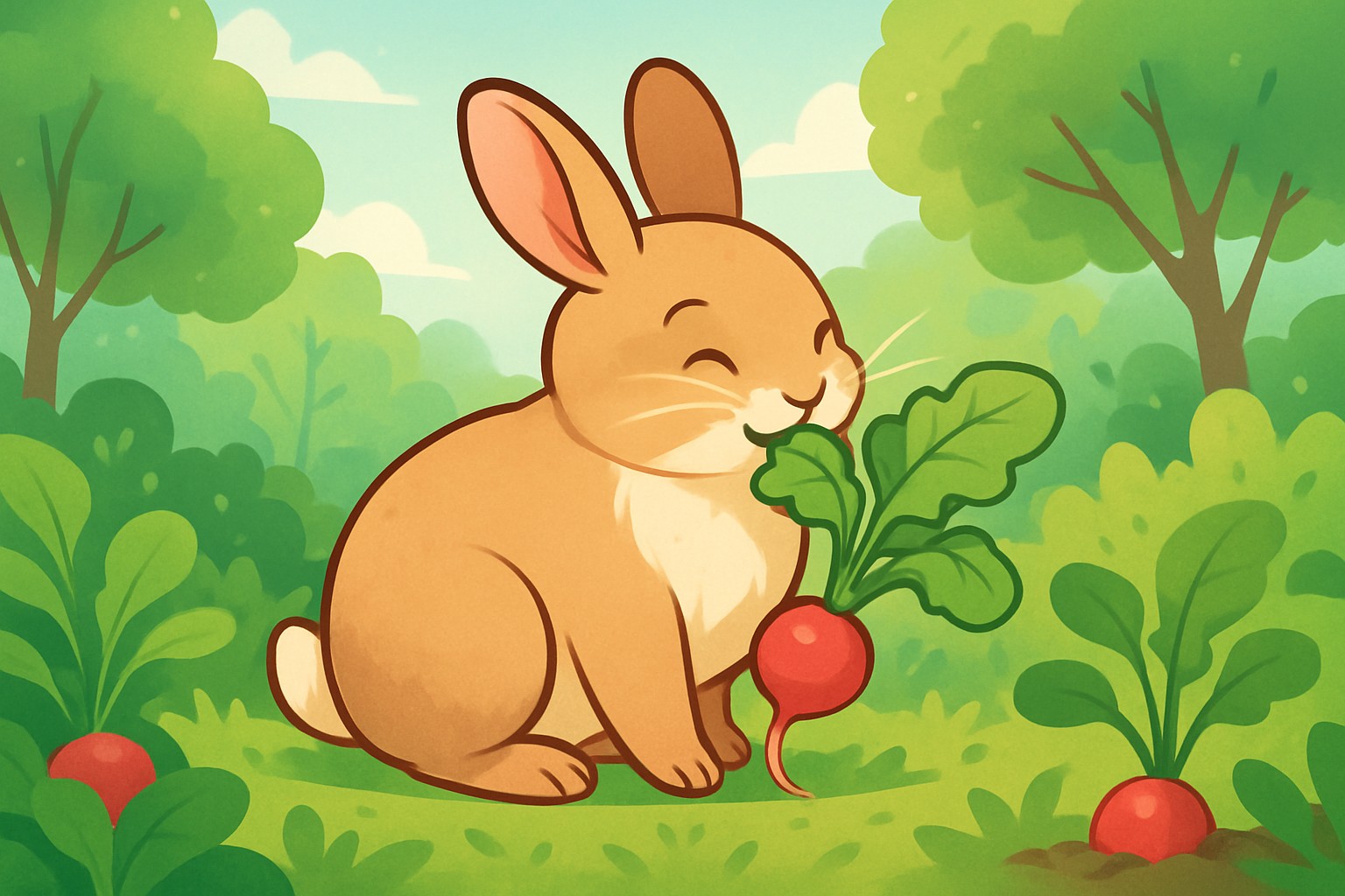 Fanes de radis pour lapin - 4 bienfaits nutritionnels