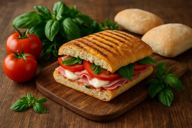 Sandwich panino - Recette facile pour un déjeuner rapide