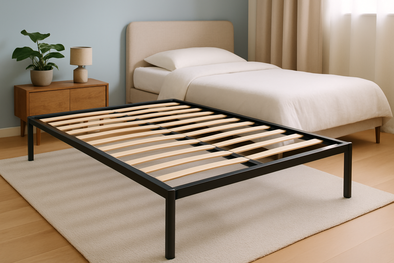 Image illustrant le sommier Tediber, son design et sa structure.